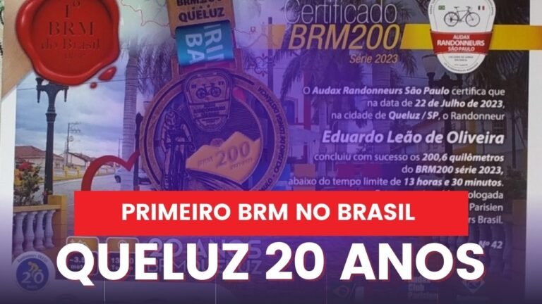 BRM 200 KM QUELUZ RANDONNEUR SAO PAULO BREVET