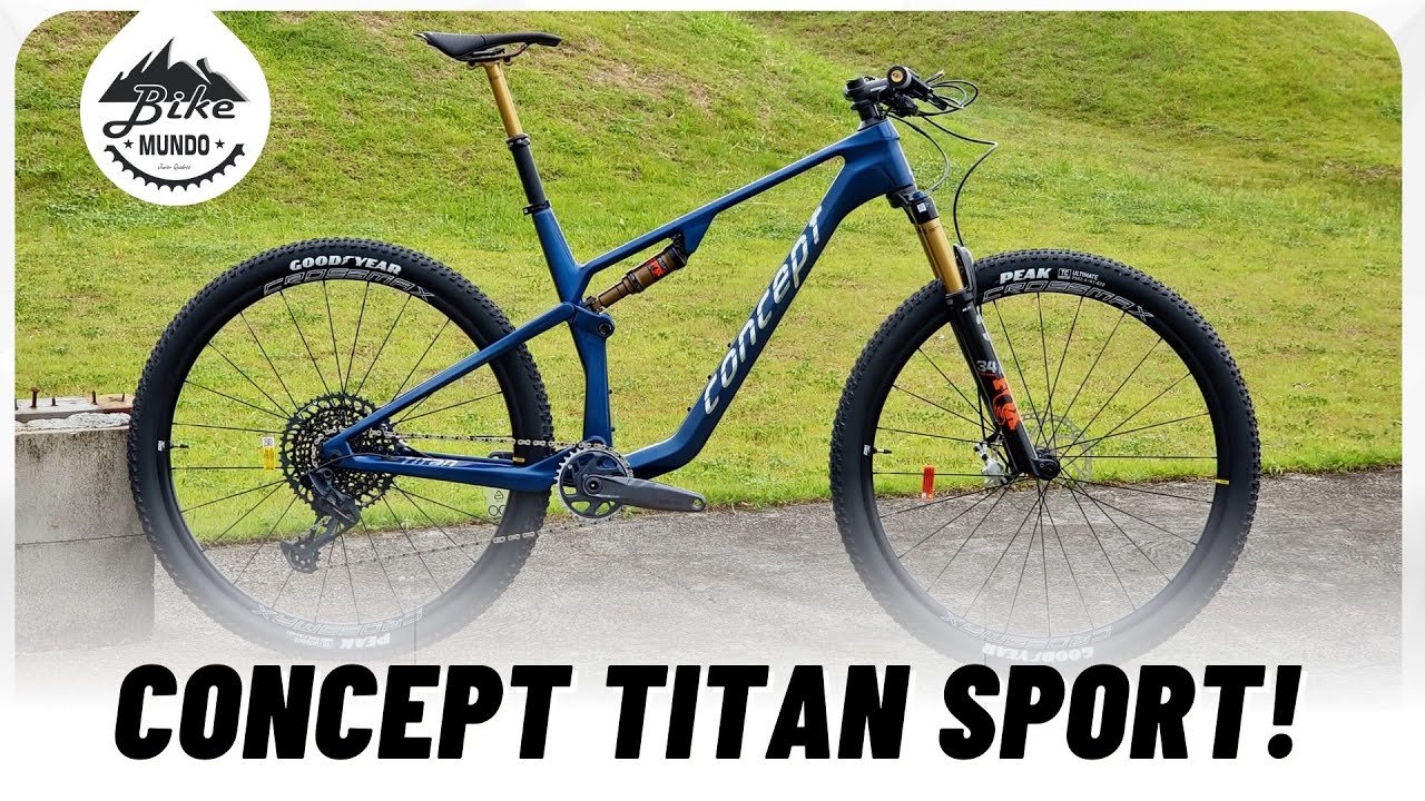 CONCEPT TITAN SPORT A BICICLETA MAIS LINDA QUE J GRAVEI