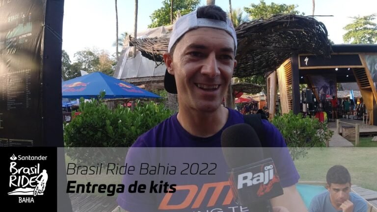 Entrega de kits Ep3 Santander Brasil Ride Bahia 2022