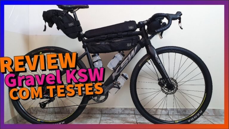 Review de BUILD Gravel bike KSW Fizemos testes Pedaleiro