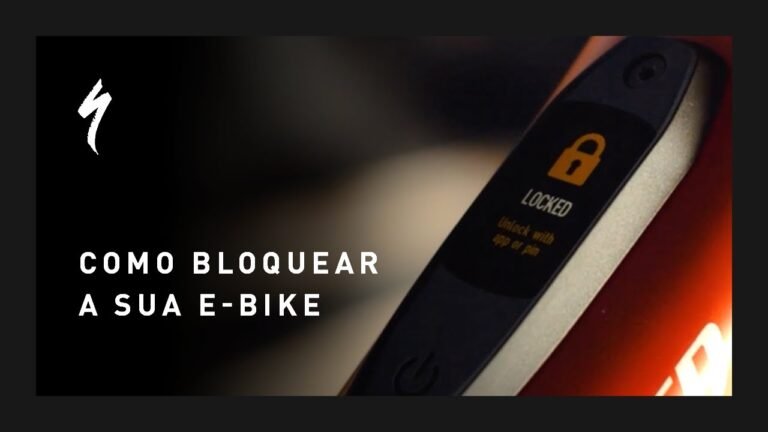 Saiba como bloquear o sistema em uma e bike Specialized