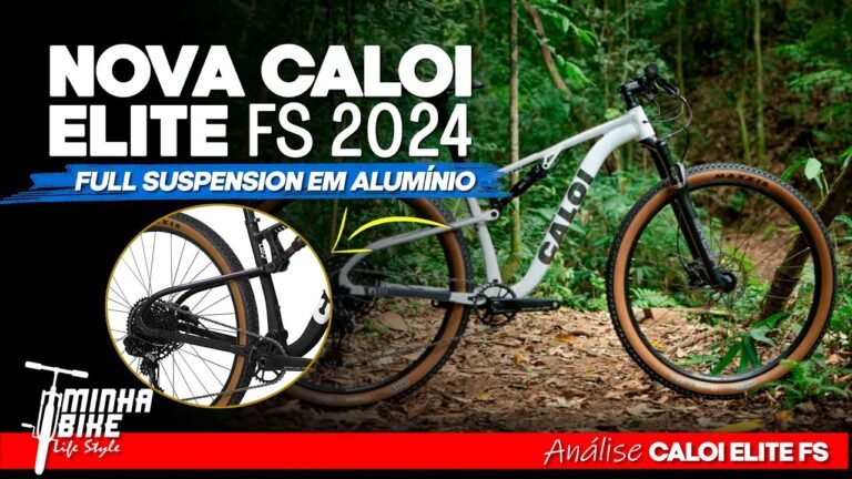 NOVA CALOI ELITE FS 2024 FULL SUSPENSION EM ALUMINIO