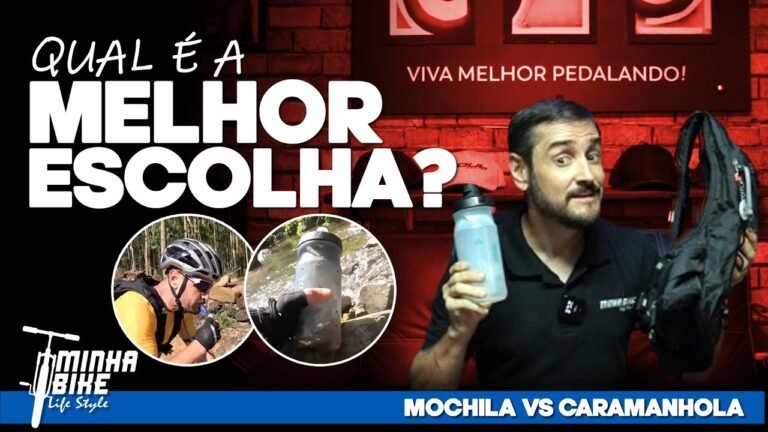 QUAL E MELHOR NO PEDAL Mochila de Hidratacao ou Caramanhola