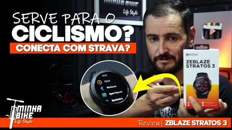 REVIEW SMARTWATCH ZBLAZE STRATOS 3 RELOGIO COM GPS