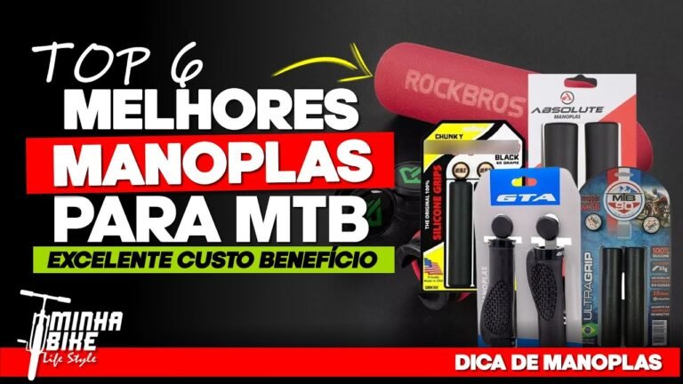 TOP 6 MELHORES MANOPLAS PARA BIKE COM MELHOR CUSTO BENEFICIO