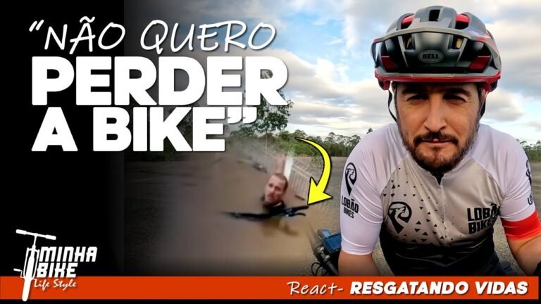 CICLISTA SE RECUSOU A LARGAR A BIKE DURANTE O RESGATE