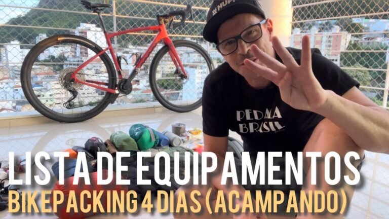 LISTA DE EQUIPAMENTOS BIKEPACKING 4 DIAS com acampamento bivak