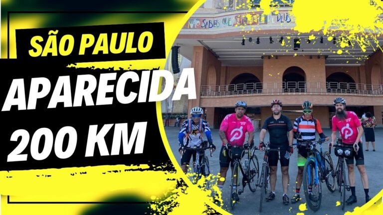 SAO PAULO X APARECIDA DO NORTE DE BICICLETA 203 KM