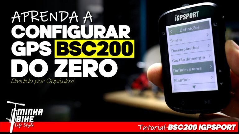 COMO CONFIGURAR O GPS BSC200 IGPSPORT DO ZERO Tutorial