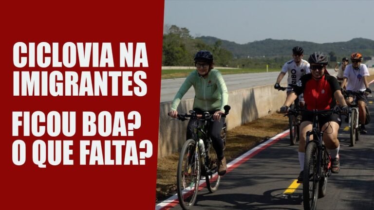 INAUGURADA CICLOVIA PARA PEDALAR DE SP ATE SANTOS