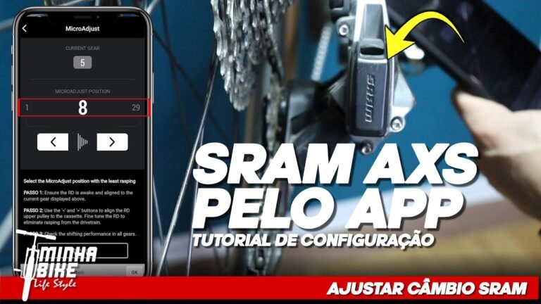 COMO CONFIGURAR E AJUSTAR QUALQUER GRUPO ELETRONICO SRAM AXS PELO