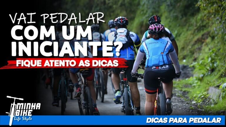 COMO PEDALAR COM CICLISTA INICIANTE E sem perder a