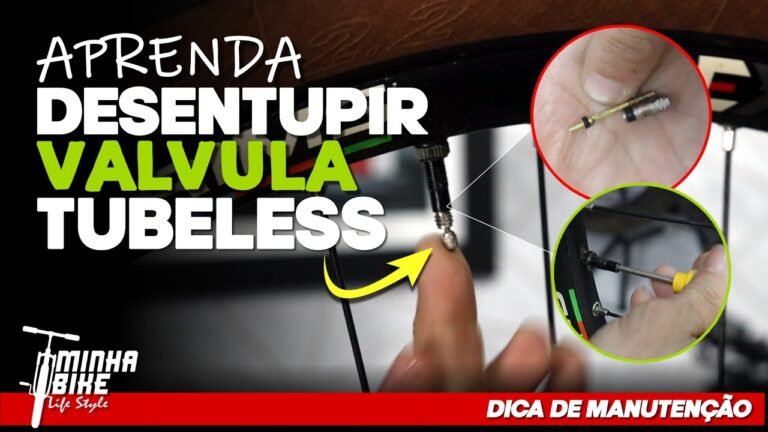 VALVULA TUBELESS ENTUPITA Como Resolver e Evitar que Aconteca