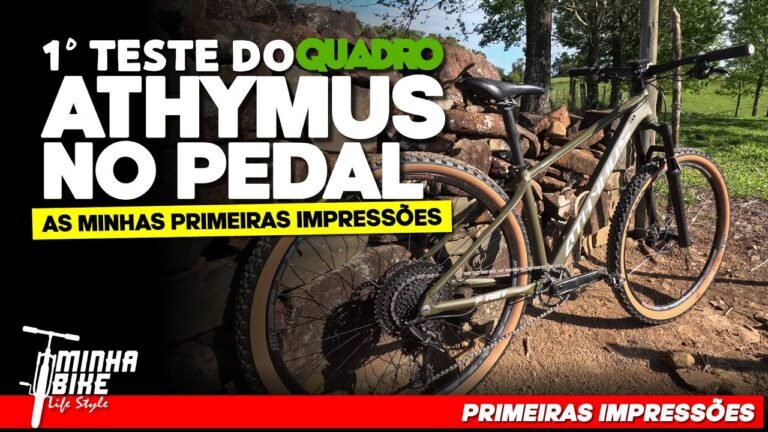 PRIMEIRO PEDAL DE TESTE DO NOVO QUADRO FIRST ATHYMUS Boost