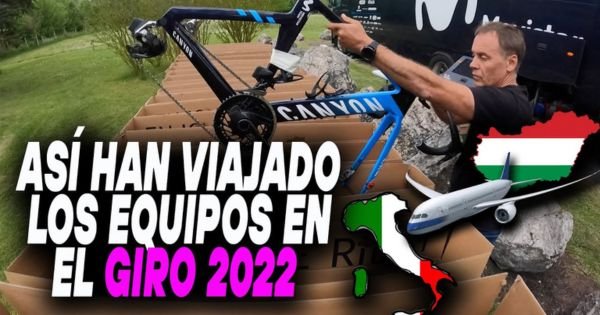¿Como han viajado los equipos de HUNGRIA a Italia en el Giro 2022 Ciclo News