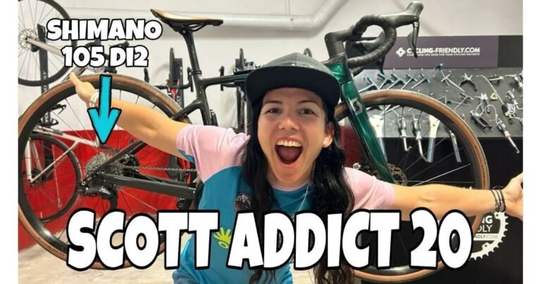 Scott Addict 20 con Shimano 105 Electronico prestada a Ester Iniesta Bicycles4ever