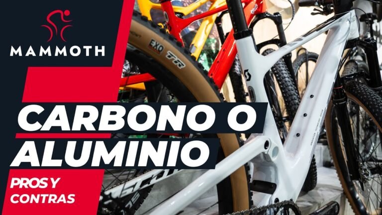 Aluminio o Carbono para las bicicletas pros y contras