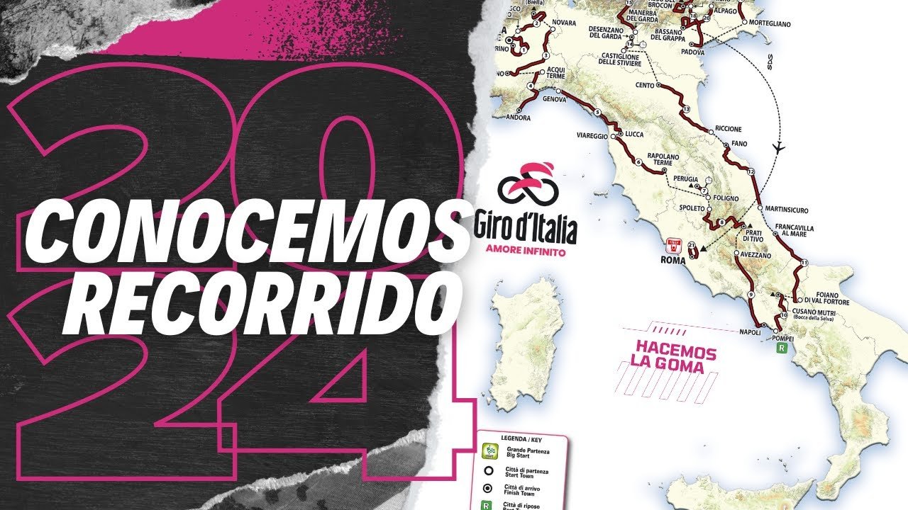 Conocemos el recorrido del GIRO 2024, ¿un Giro de Italia light