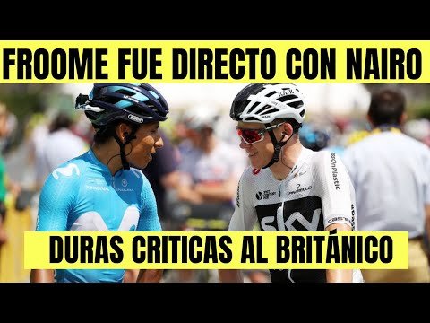 Nairo Quintana CRHIS FROOME FUE DIRECTO EN TORNO AL COLOMBIANO