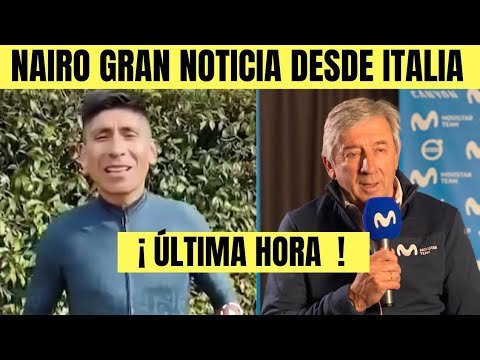 Nairo Quintana RECIBE EXCELENTE NOTICIA DESDE ITALIA INEOS SE