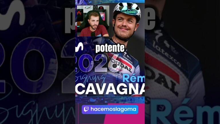 Remi Cavagna fichaje de Movistar Team para 2024