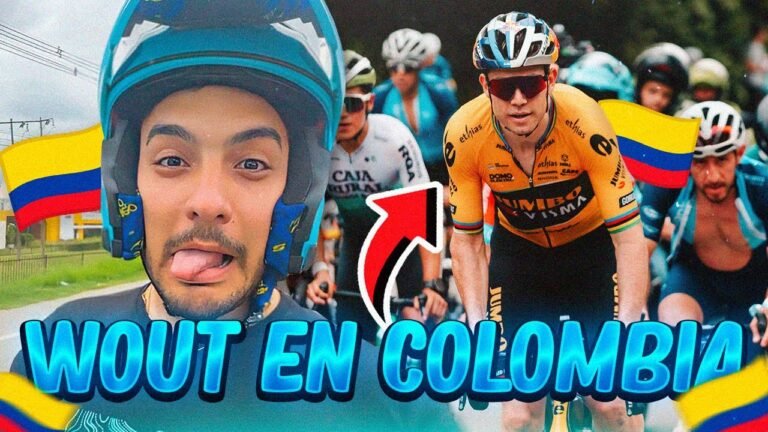 VAN AERT CORRIENDO EN COLOMBIA Vlog Epico desde la