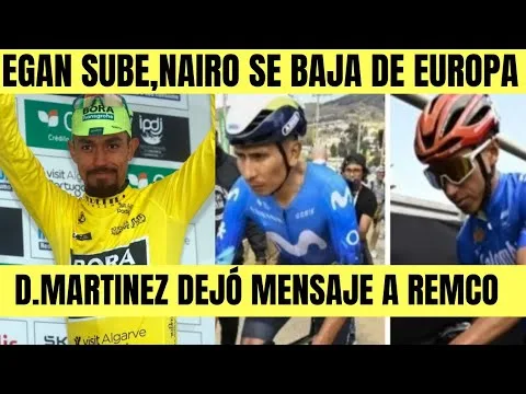 Daniel MARTINEZ DEJO MENSAJE A REMCO Evenepoel NAIRO SE