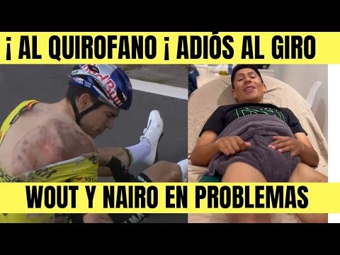 Nairo Quintana y Wout VAN AERT EN DURO MOMENTO ¡