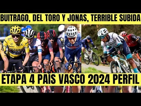 4 ETAPA VUELTA AL PAIS VASCO 2024 PERFIL DEL TORO