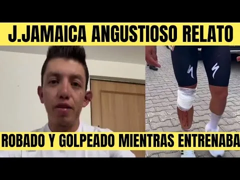 ANGUSTIOSO RELATO DEL CICLISTA COLOMBIANO JAVIER JAMAICA RETENIDO GOLPEADO Y