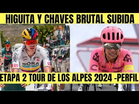 Esteban CHAVES y Sergio HIGUITA en ETAPA 2 TOUR DE