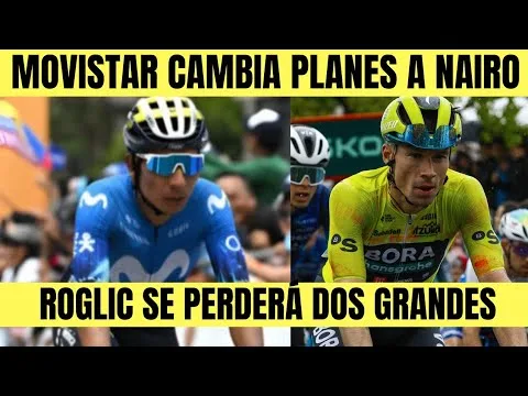 Nairo Quintana MOVISTAR CAMBIA PLANES AL COLOMBIANO Primoz ROGLIC