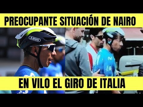 Nairo Quintana VIVE DURO MOMENTO SU PARTICIPACION EN EL GIRO