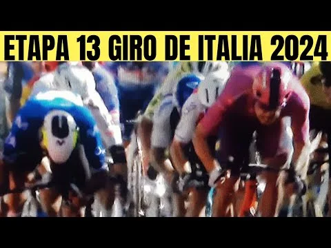 ETAPA 13 GIRO DE ITALIA 2024 Fernando GAVIRIA Jhonatan MILAN