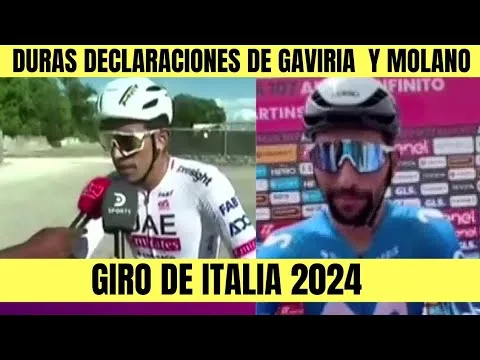 Fernando GAVIRIA Y Juan Sebastian MOLANO DURAS DECLARACIONES EN GIRO