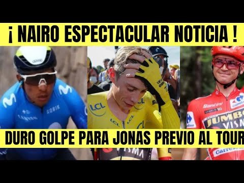 Nairo Quintana GRAN NOTICIA PARA El y MOVISTAR VINGEGAARD
