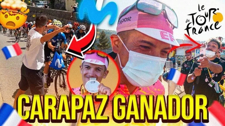 GANA RICHARD CARAPAZ Y VOY EN EL AUTO DEL MOVISTAR