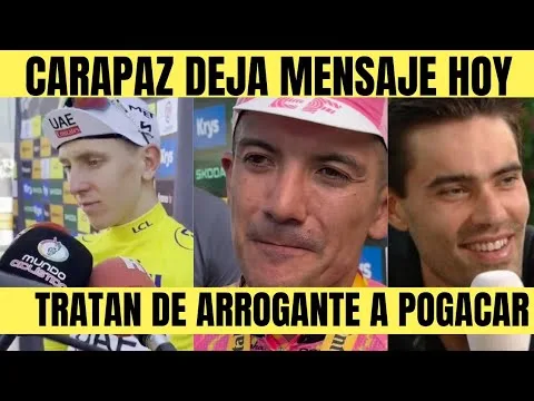 Richard CARAPAZ DEJA MENSAJE HOY TRAS VICTORIA EN EL TOUR