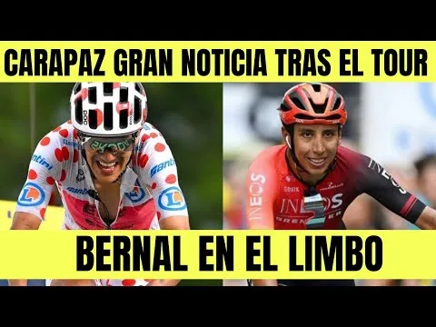 Richard Carapaz DEJA GRAN NOTICIA TRAS EL TOUR DE FRANCIA