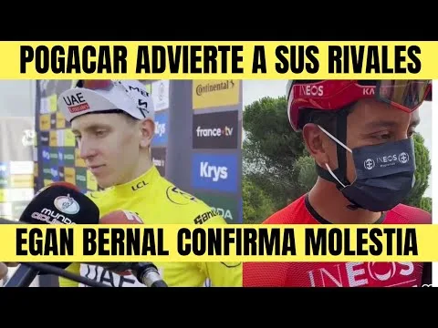 Tadej Pogacar NO SE CONFIA Y HABLA DIRECTO A SUS