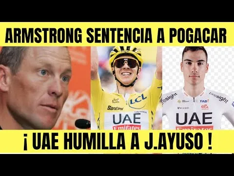 Tadej Pogacar RECIBE DURA CRITICA DE Lance Armstrong ¿ QUE