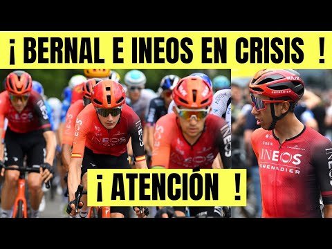 Egan Bernal Y SU ESCUADRA EL INEOS EN DURO MOMENTO