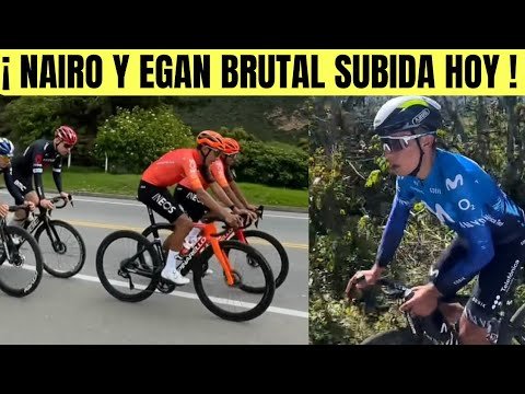 Nairo Quintana y Egan Bernal EN ESPECTACULAR SUBIDA REVIENTAN A