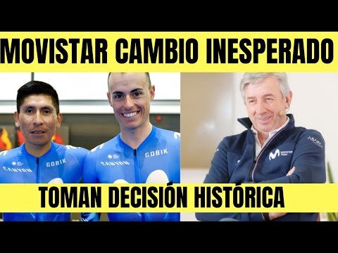 Movistar team TOMA UNA DECISION HISTORICA PARA DAR PASO A