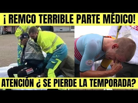 Remco Evenepoel SE CONOCE TERRIBLE PARTE MEDICO PEOR DE LO