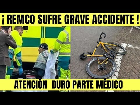 Remco Evenepoel SUFRE TERRIBLE ACCIDENTE ENTRENANDO Y ESTA HOSPITALIZADO DURO